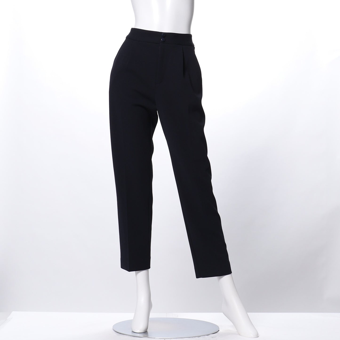 ハイストレッチカルゼテーパードパンツ