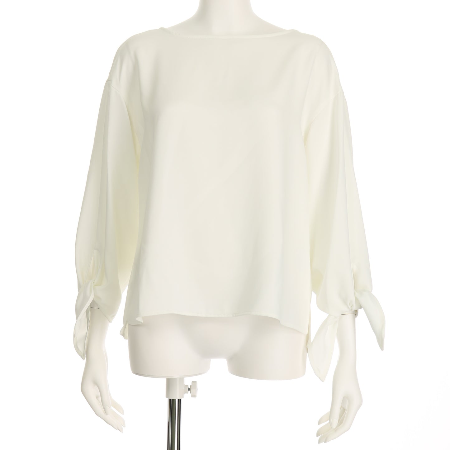 リボン袖ブラウス