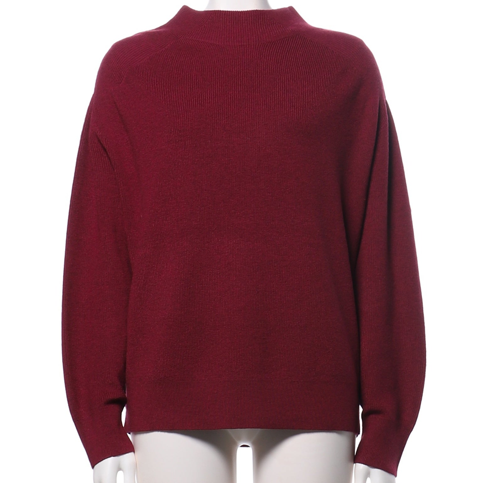 ミドルゲージハイネックニット