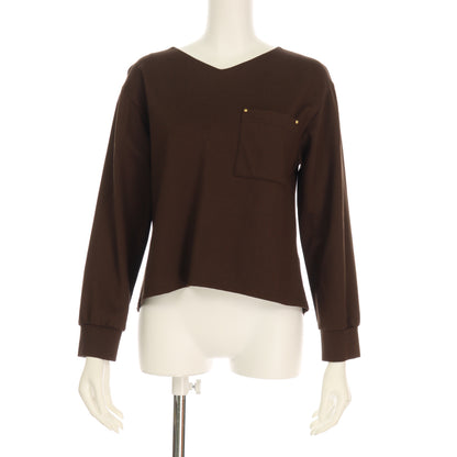 バックボタンチュールカットソー