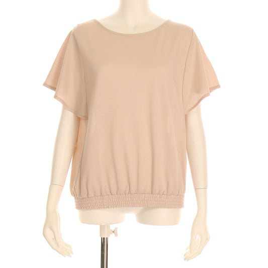 裾シャーリングプルオーバー