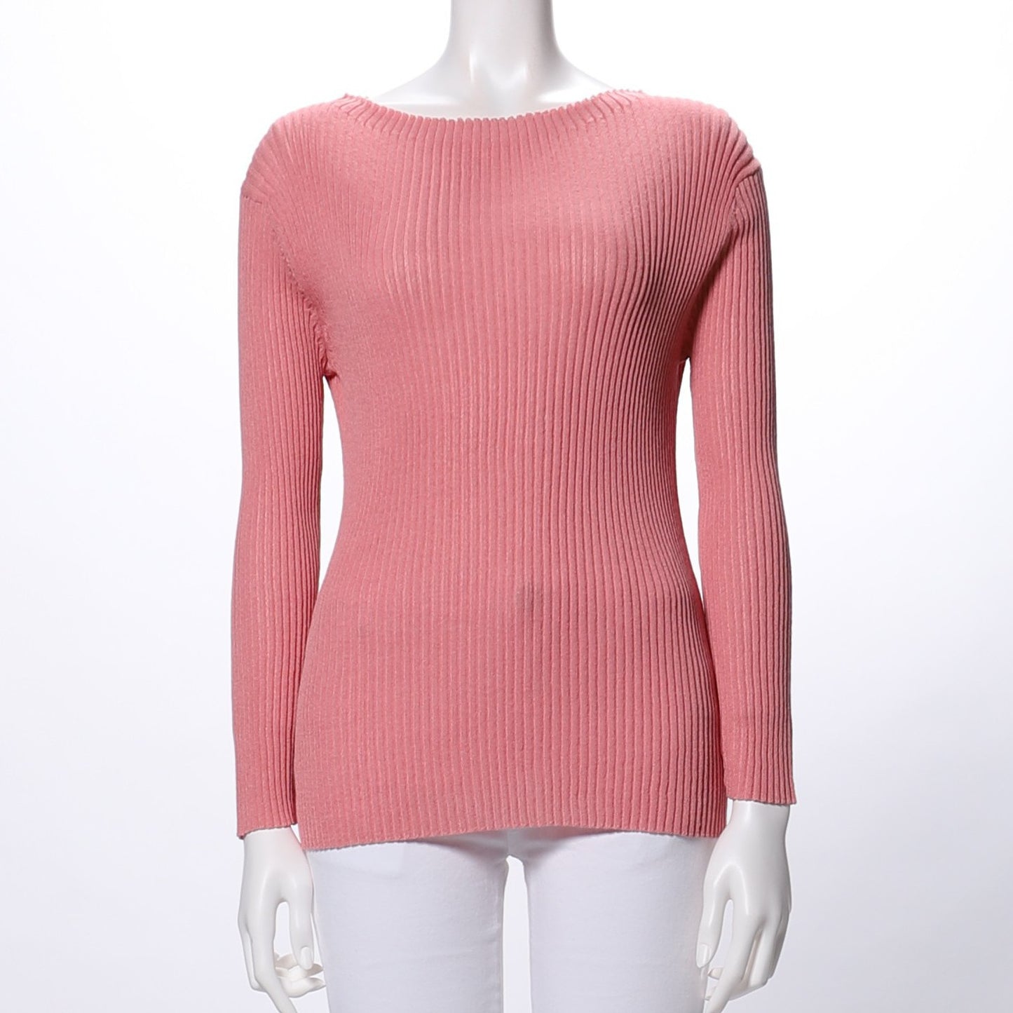 ボートネックフィットニット