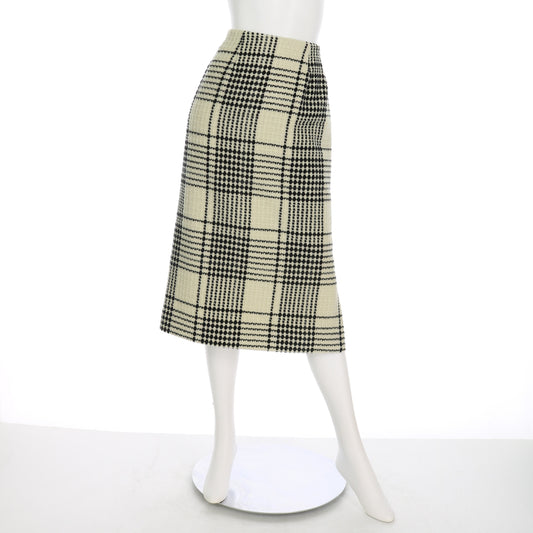 レトロチェックタイトスカート