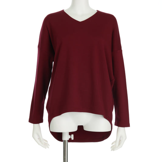 裏起毛Vネックカットソー