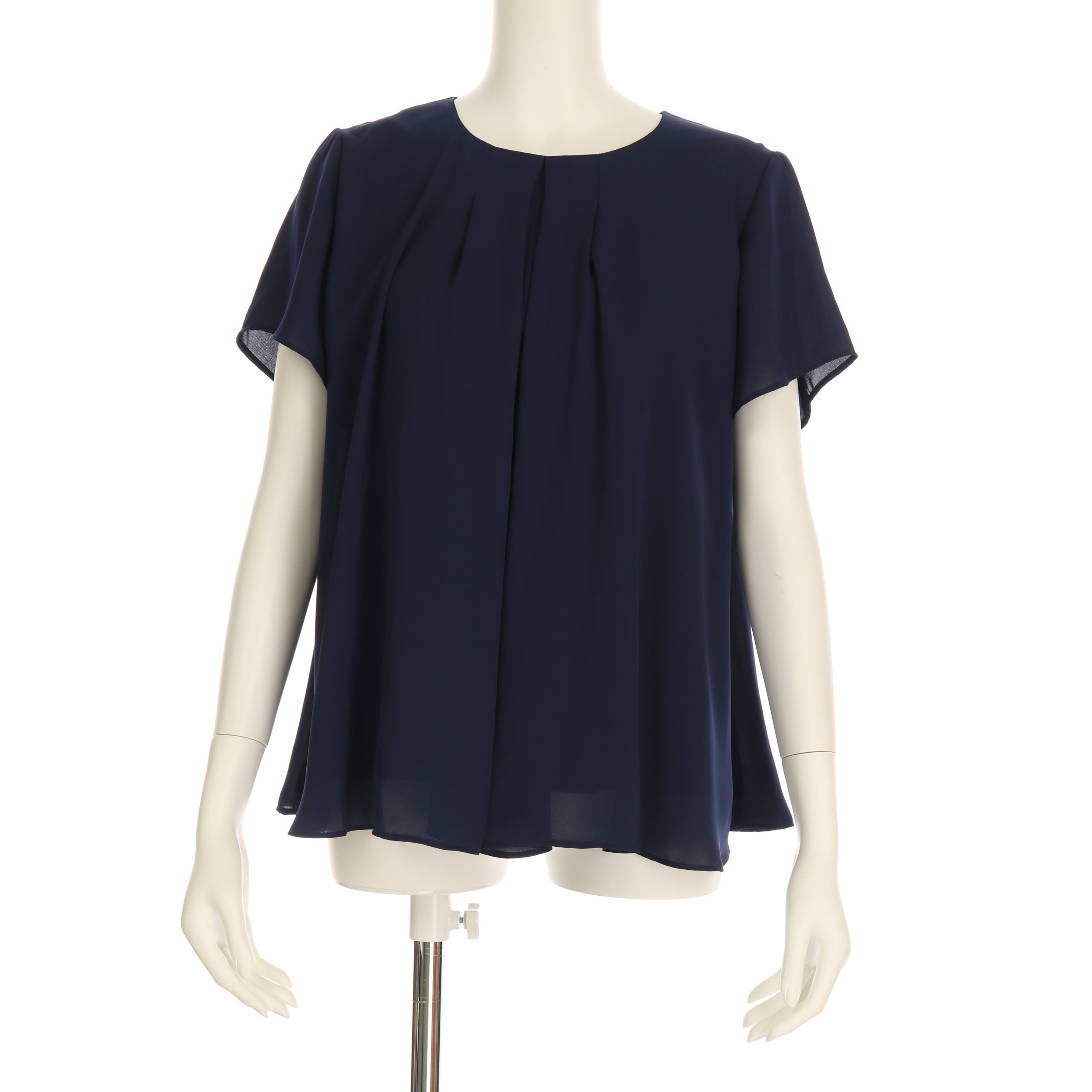 シフォンタックブラウス