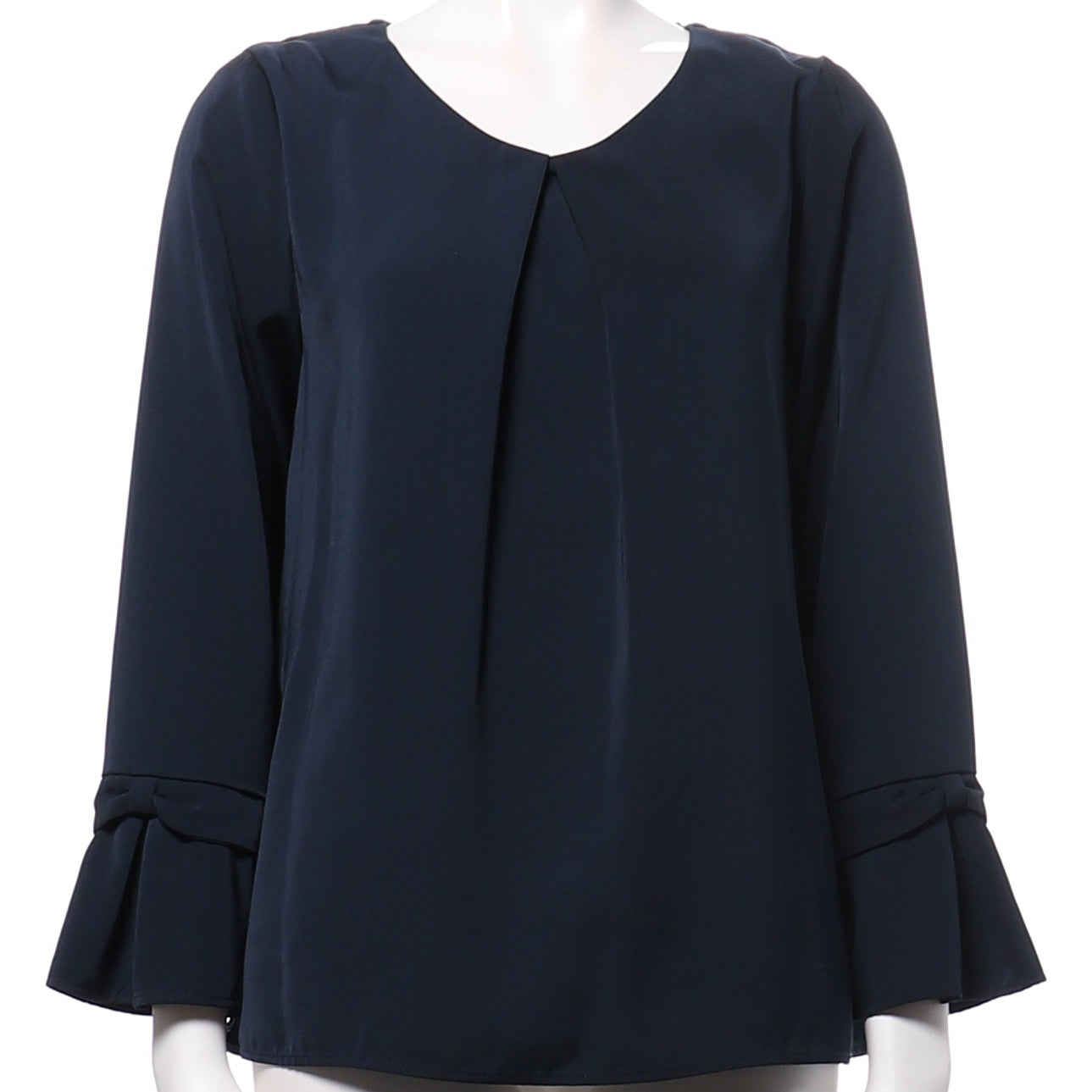 袖リボンブラウス