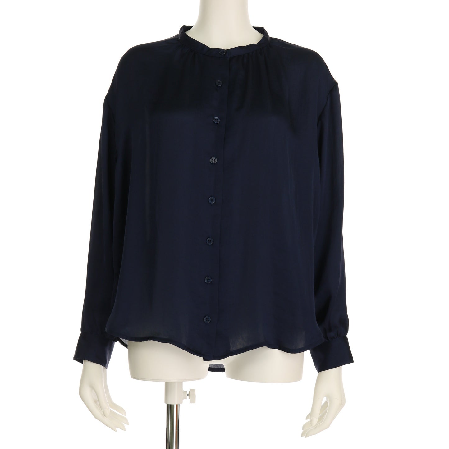 フロントボタンブラウス