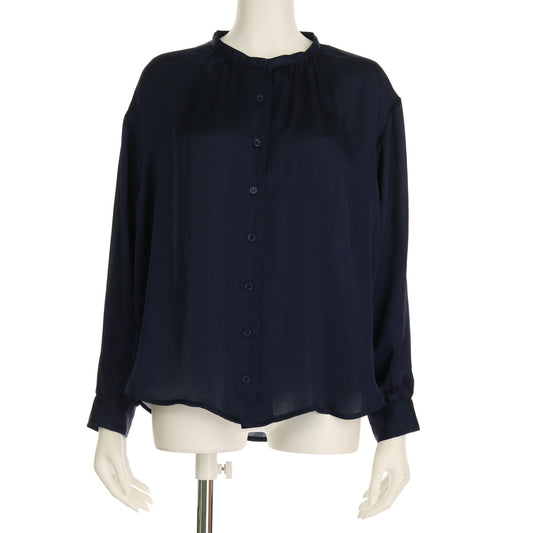 フロントボタンブラウス