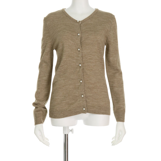 パールボタンニットカーディガン