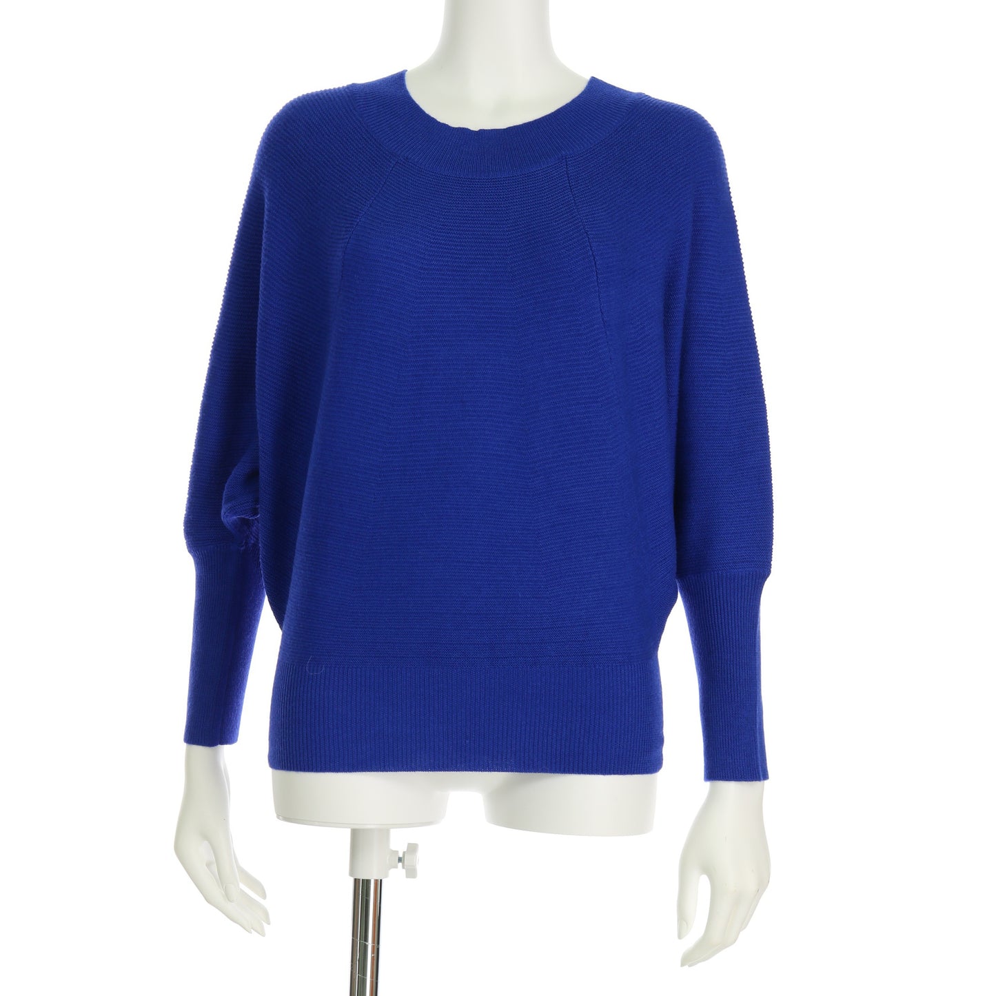 バットウィングスリーブリブニットプルオーバー