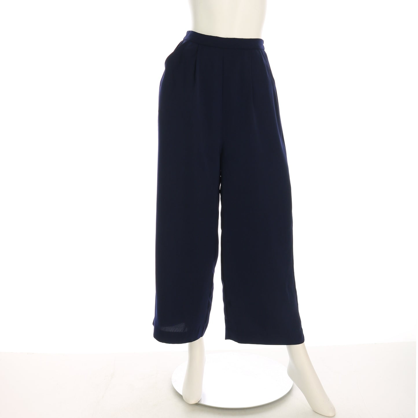 バックゴムタック入りワイドパンツ