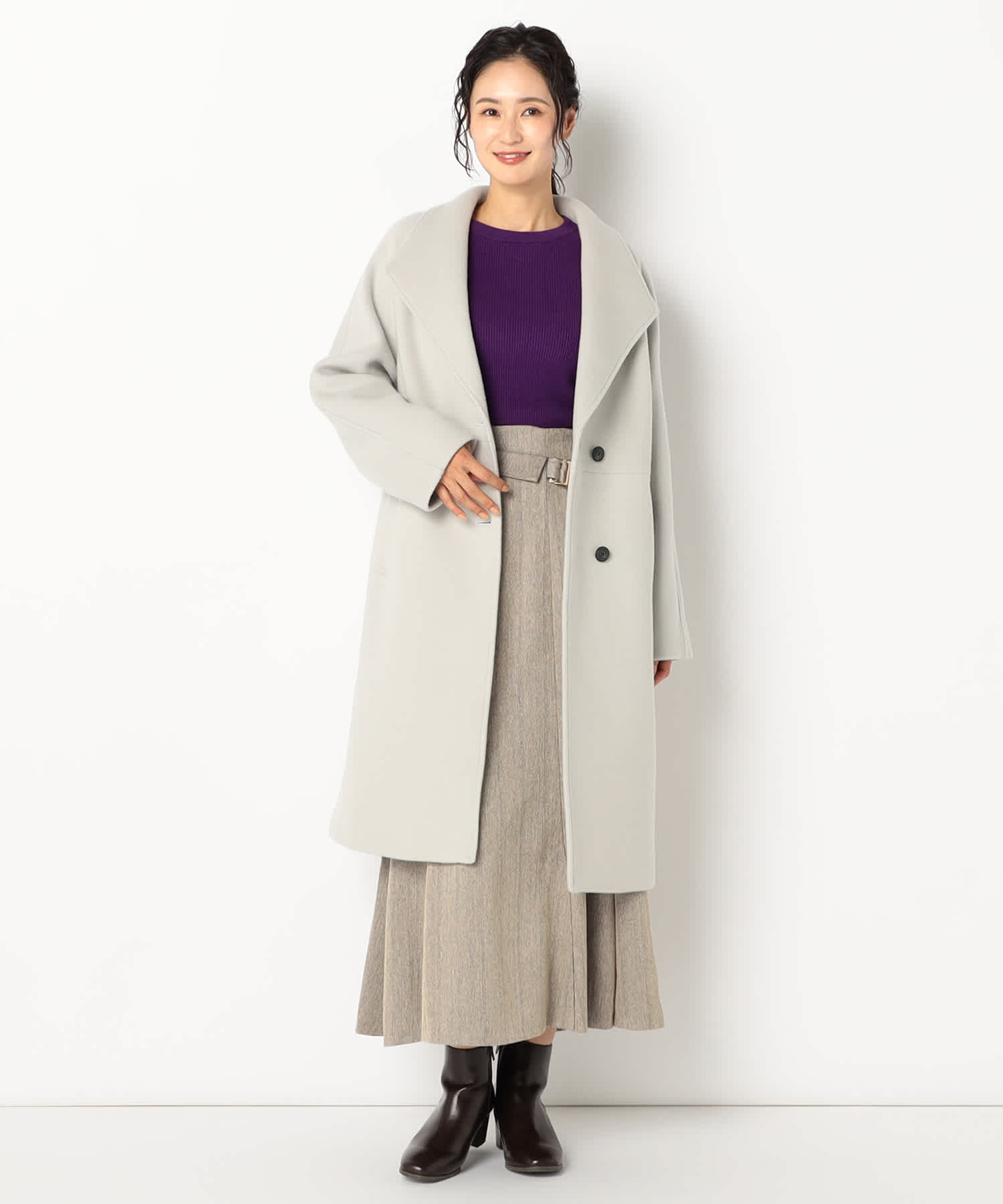 【特別価格20%OFF】軽やかチェスターコート