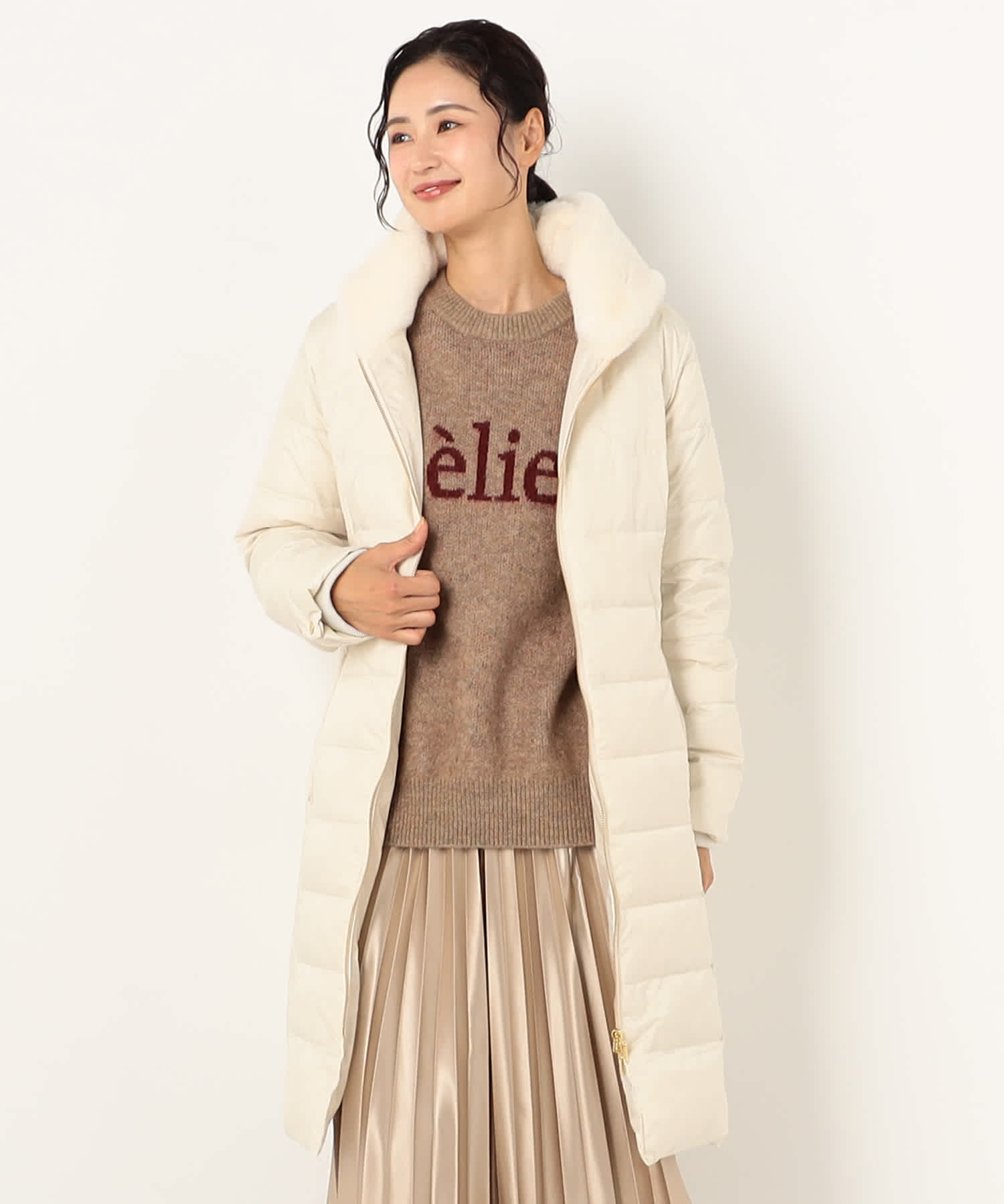 【特別価格20%OFF】ファーダウンコート