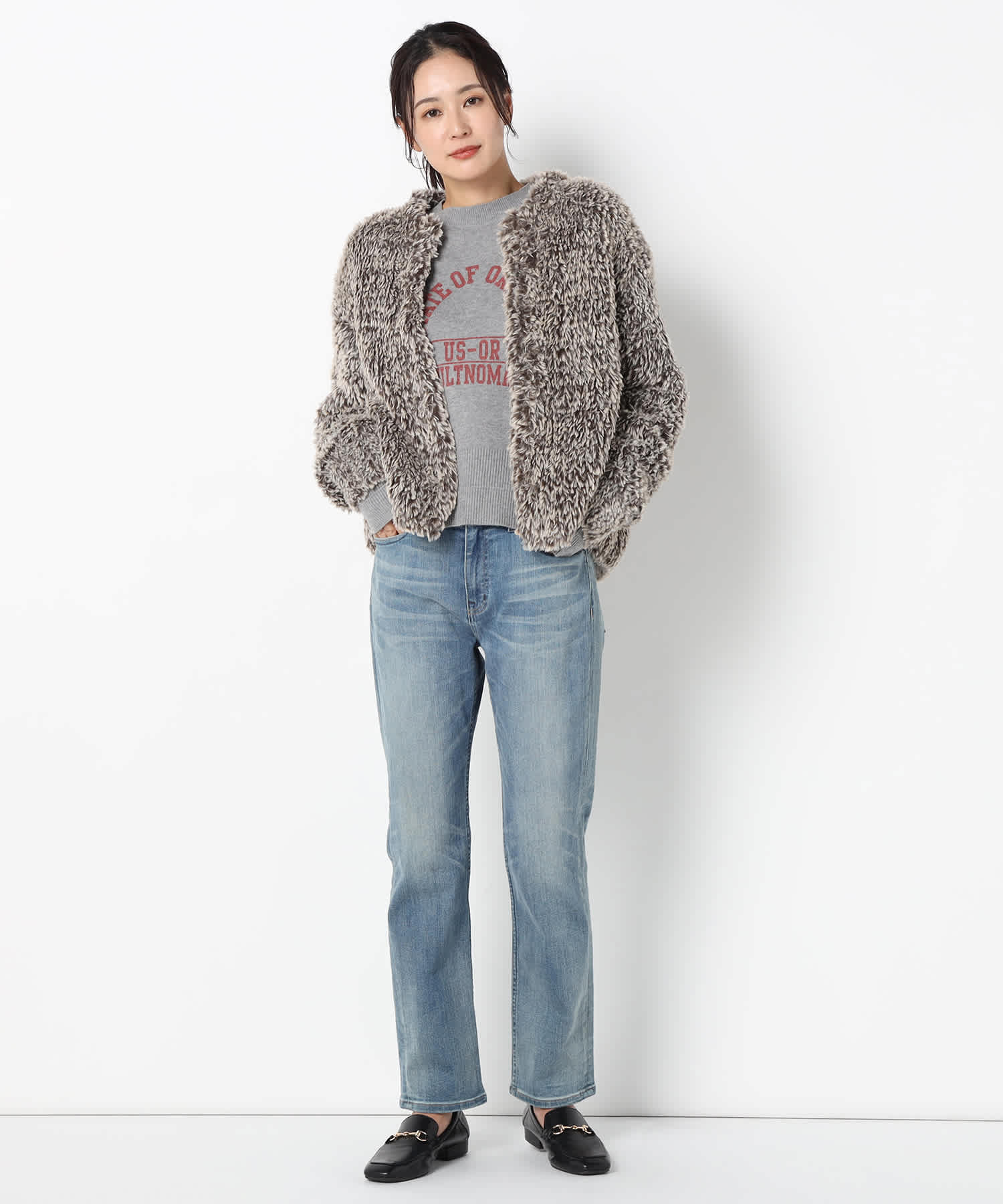 【特別価格20%OFF】ファー軽やかジャケット