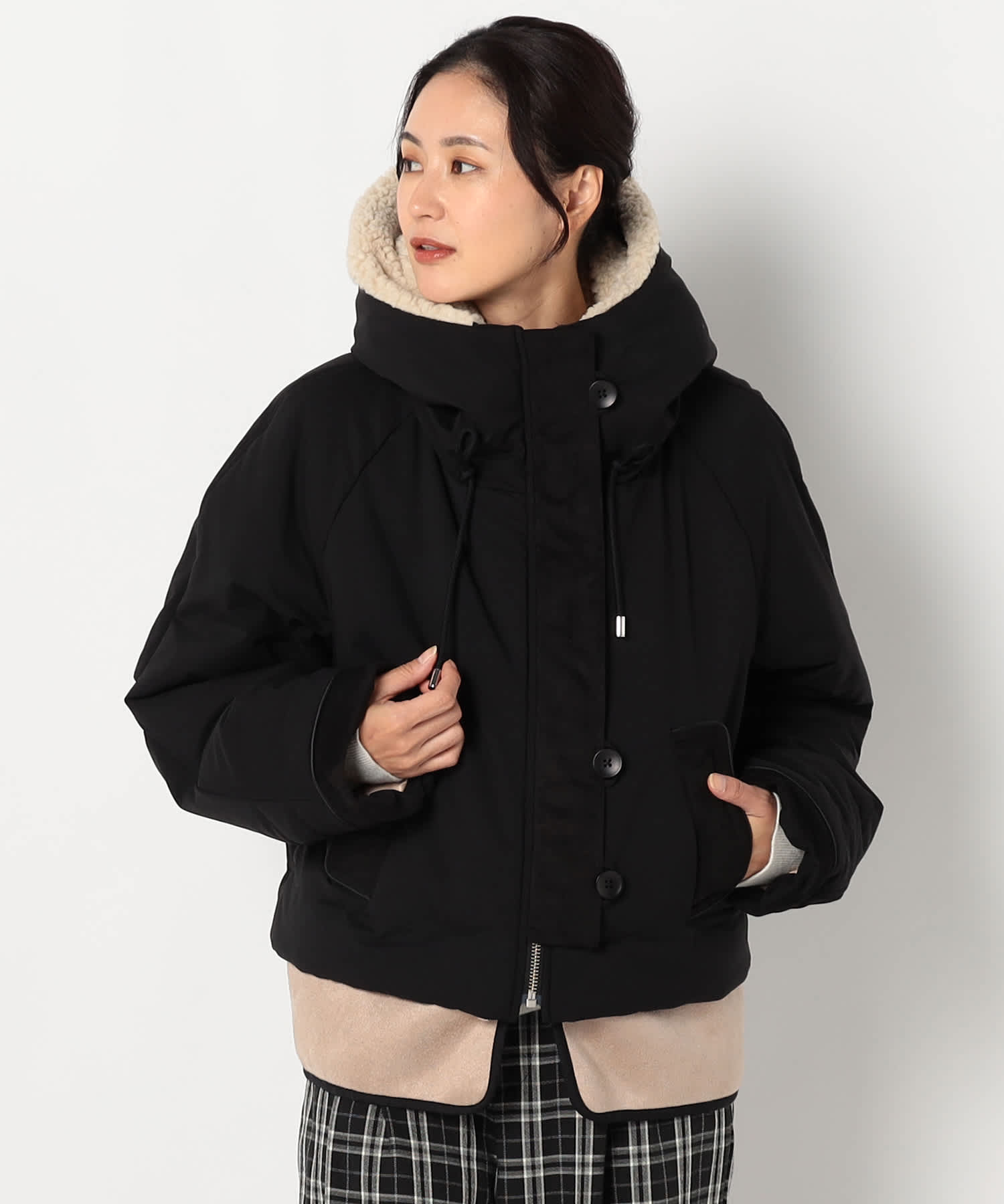 【特別価格20%OFF】ファー上品ジャケット