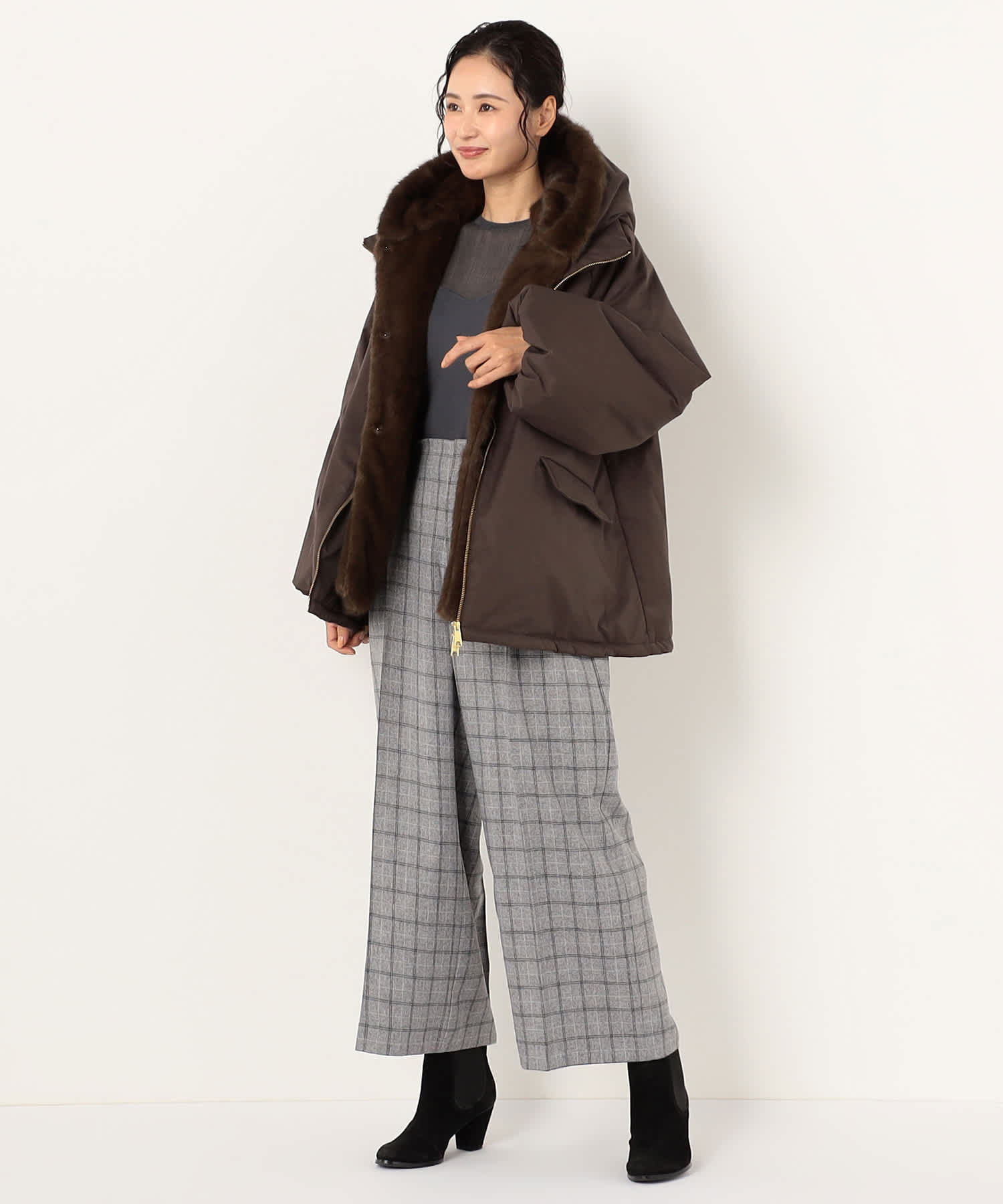 【特別価格20%OFF】ファーエレガントアウター