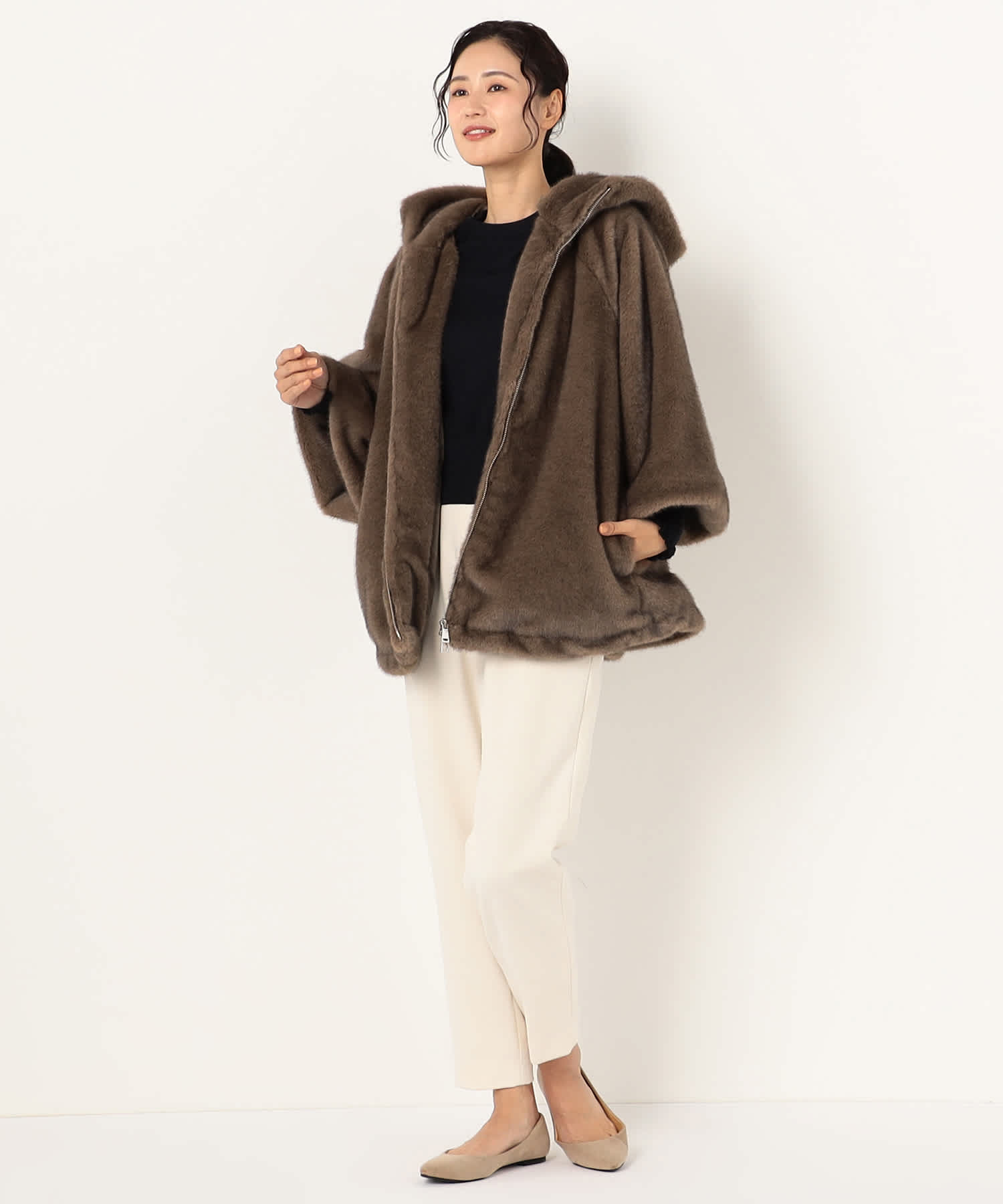 【特別価格20%OFF】ファーエレガントアウター