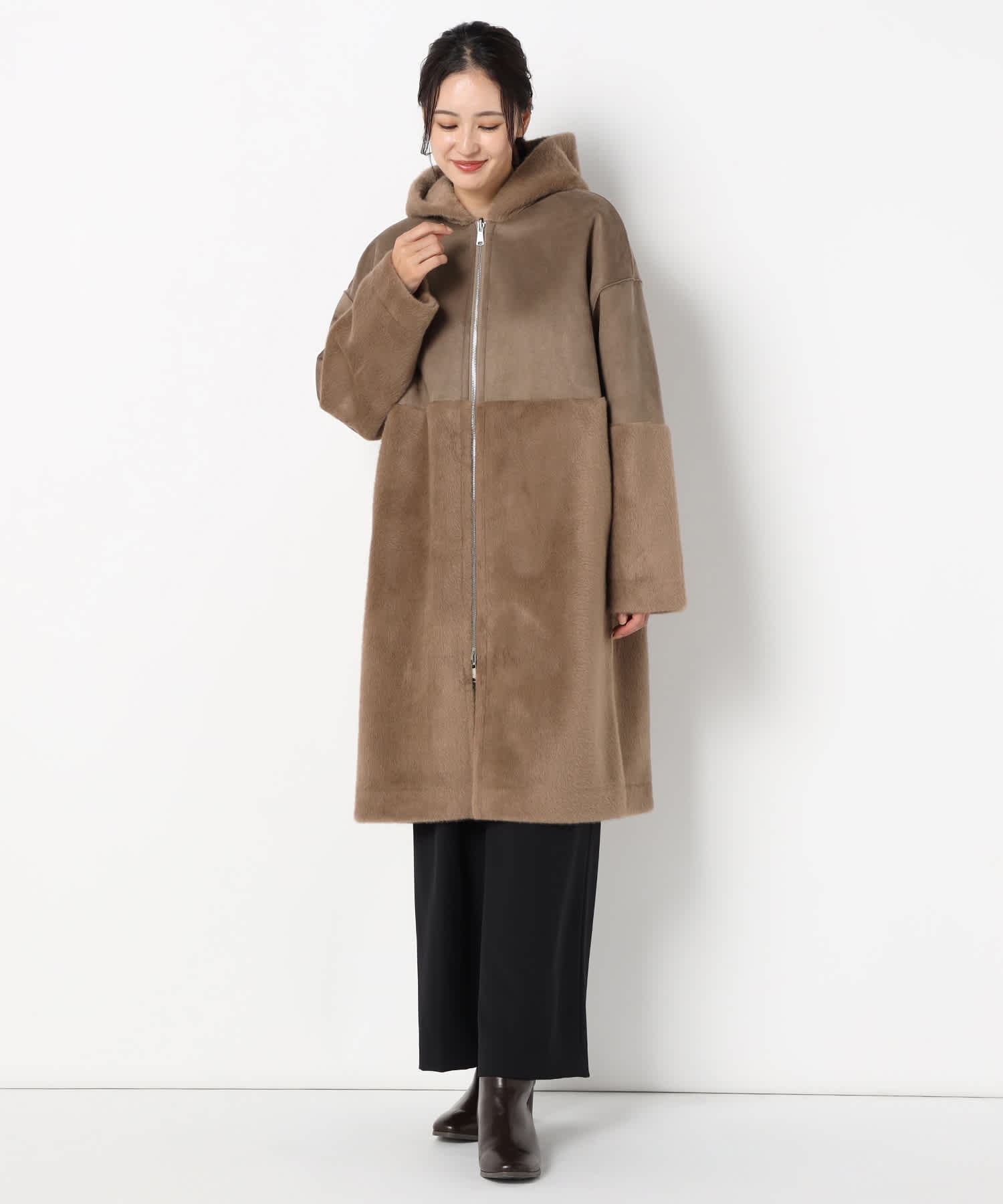 【特別価格20%OFF】軽やか上品ロングコート