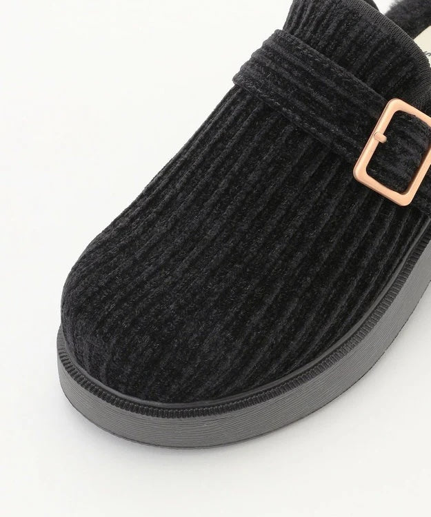 厚底クロッグシューズ【ブラック】