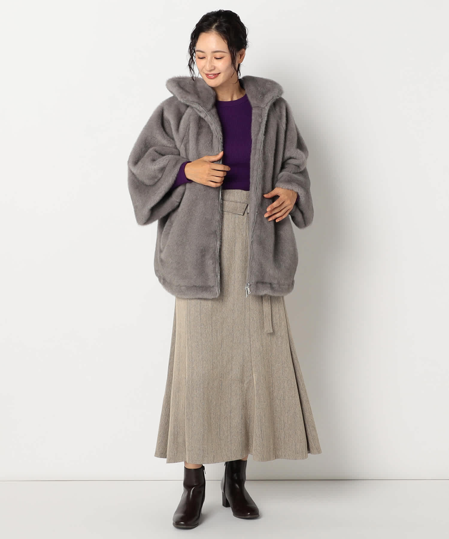 【特別価格20%OFF】ファーエレガントアウター