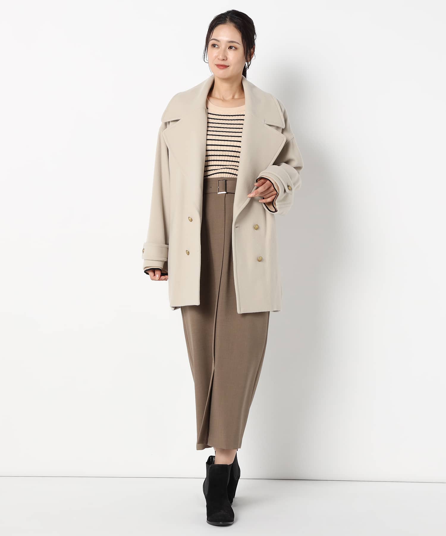 【特別価格20%OFF】ダブルボタンアウター