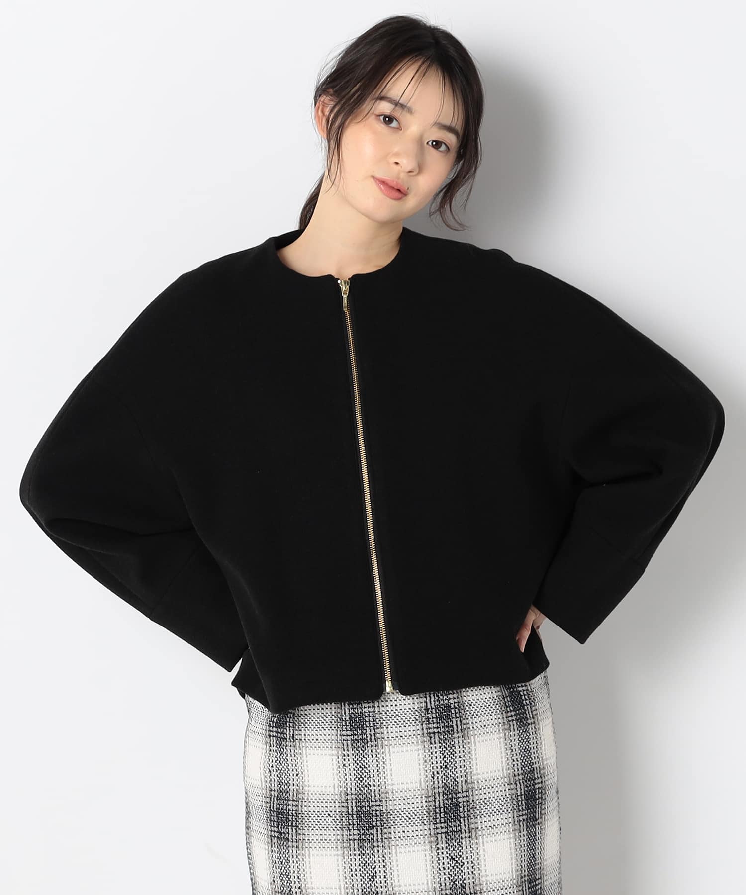 【特別価格20%OFF】シンプルジップジャケット