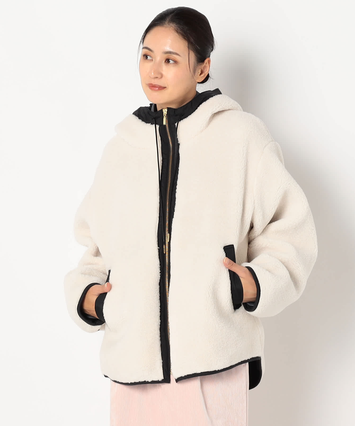 【特別価格20%OFF】ボアフードジャケット