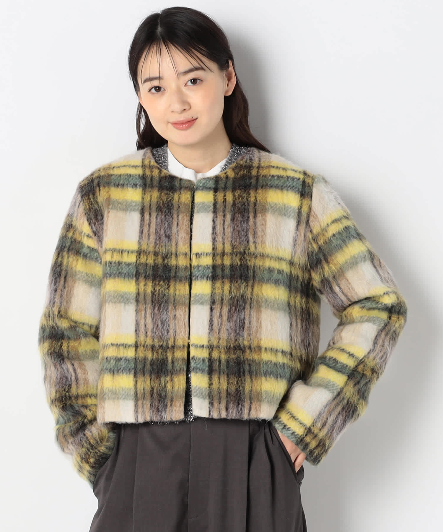 【特別価格20%OFF】ファー上品ジャケット