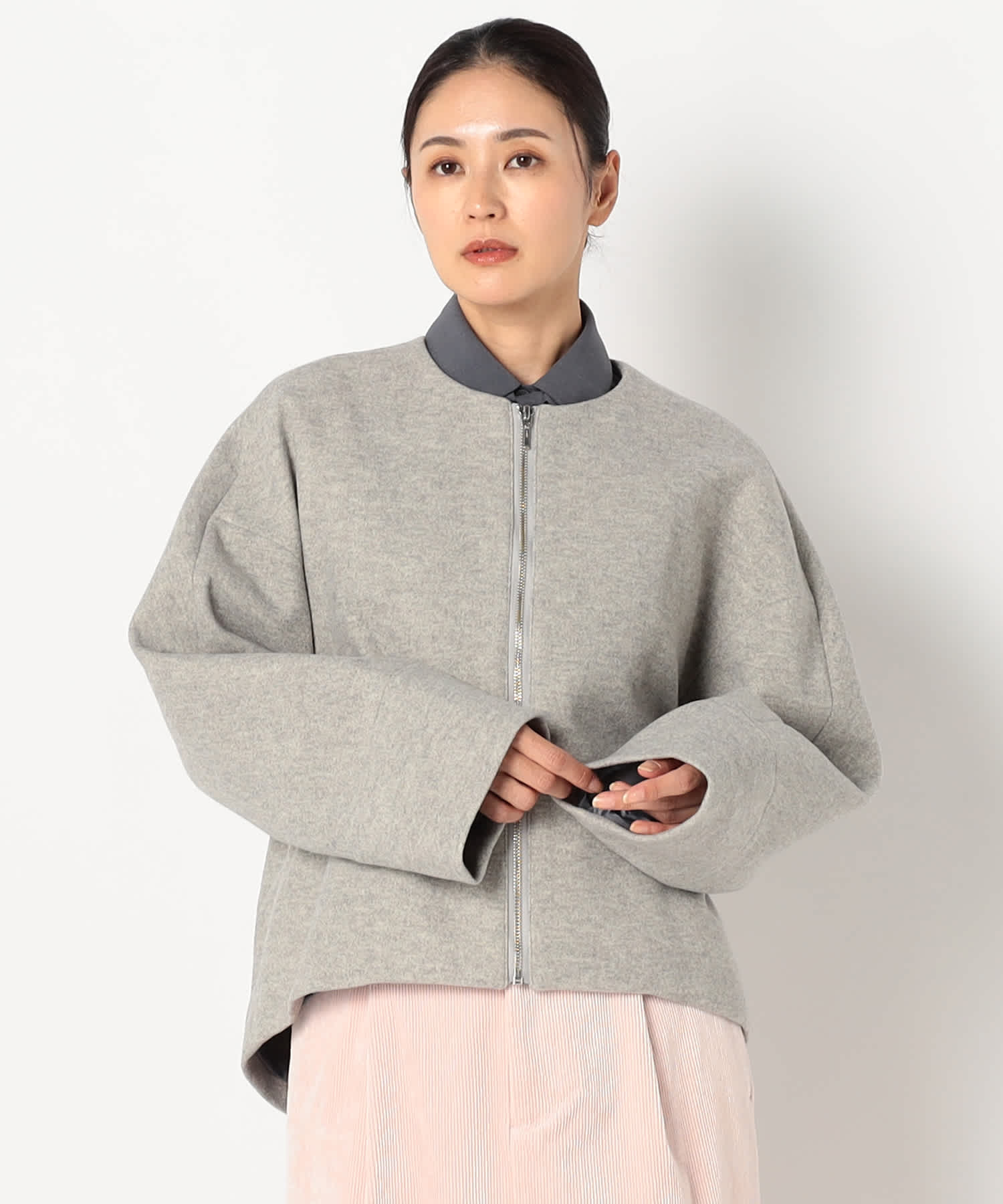 【特別価格20%OFF】シンプルジップジャケット