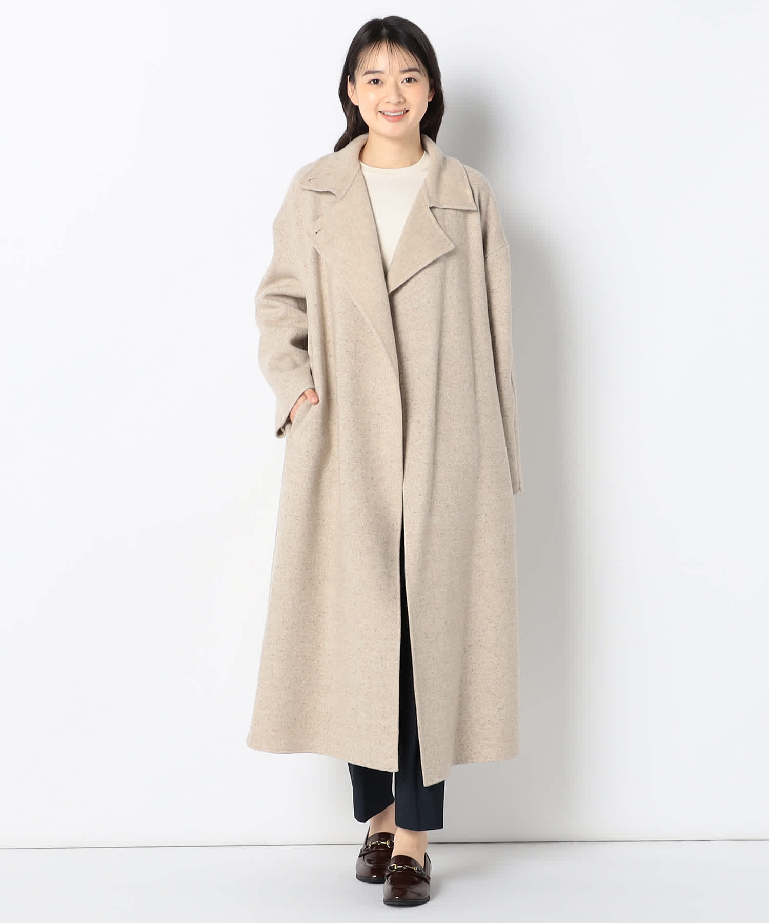 【特別価格20%OFF】ウールロングコート