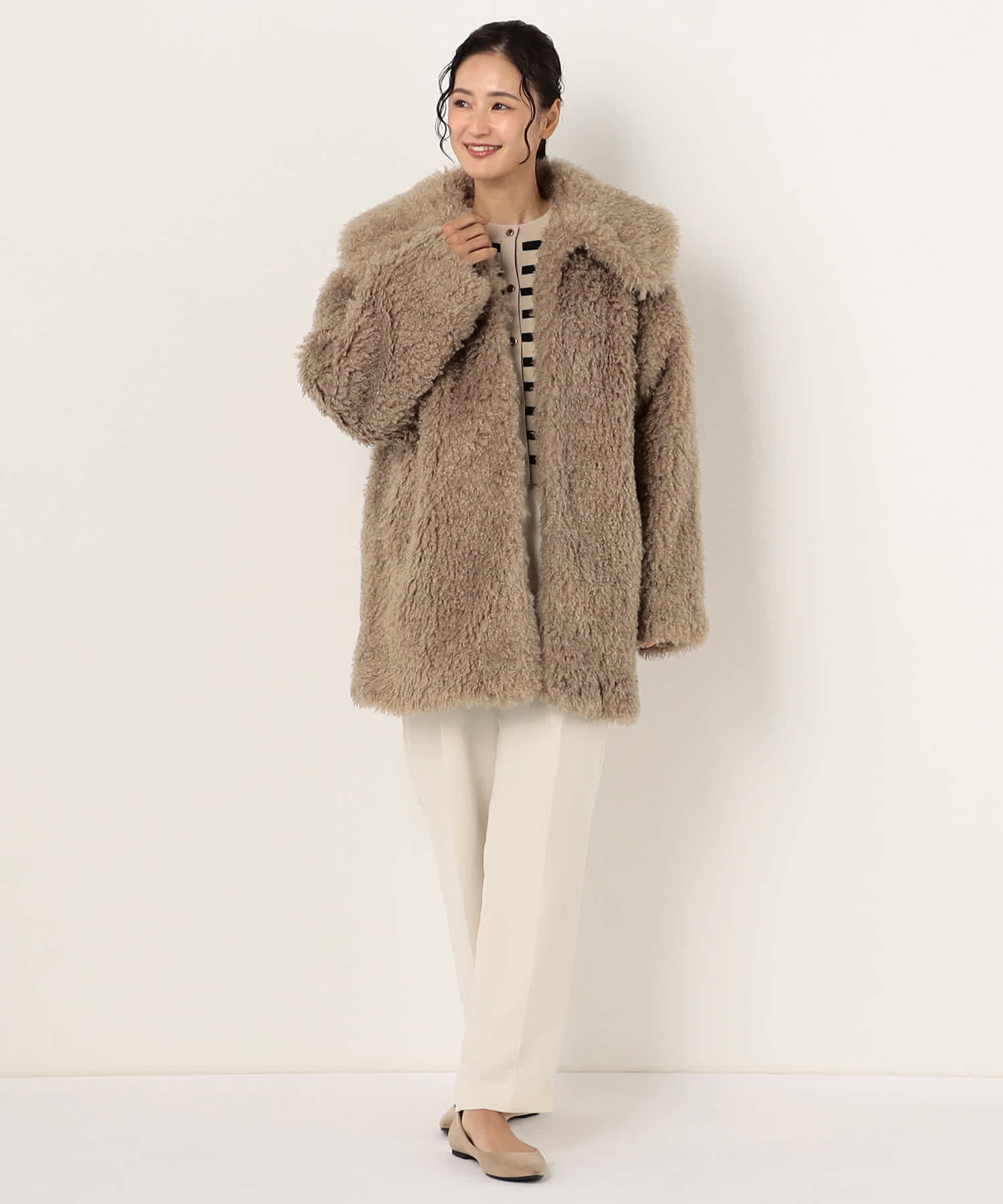 【特別価格20%OFF】ボア上品コート