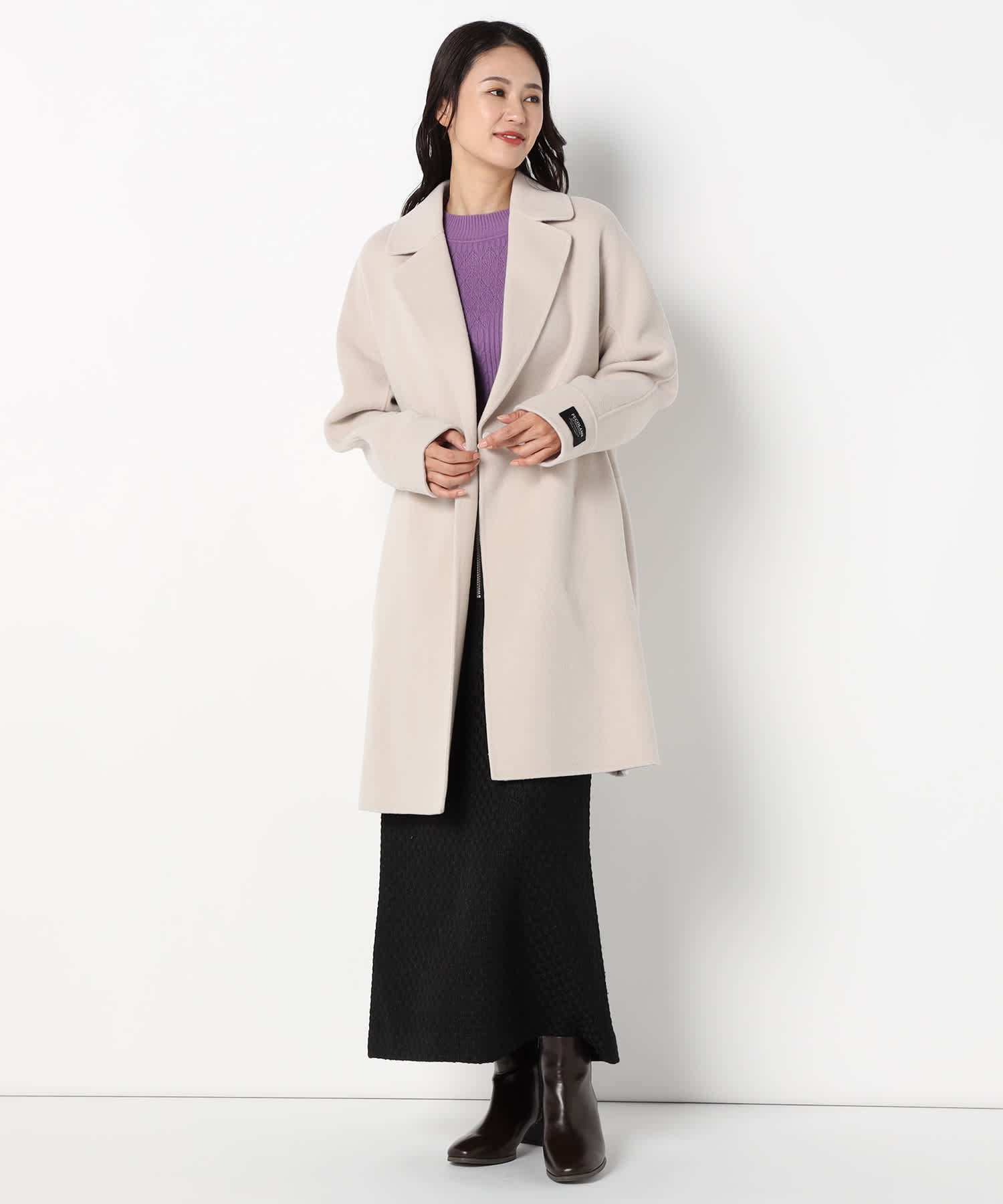 【特別価格20%OFF】ウールエレガントコート