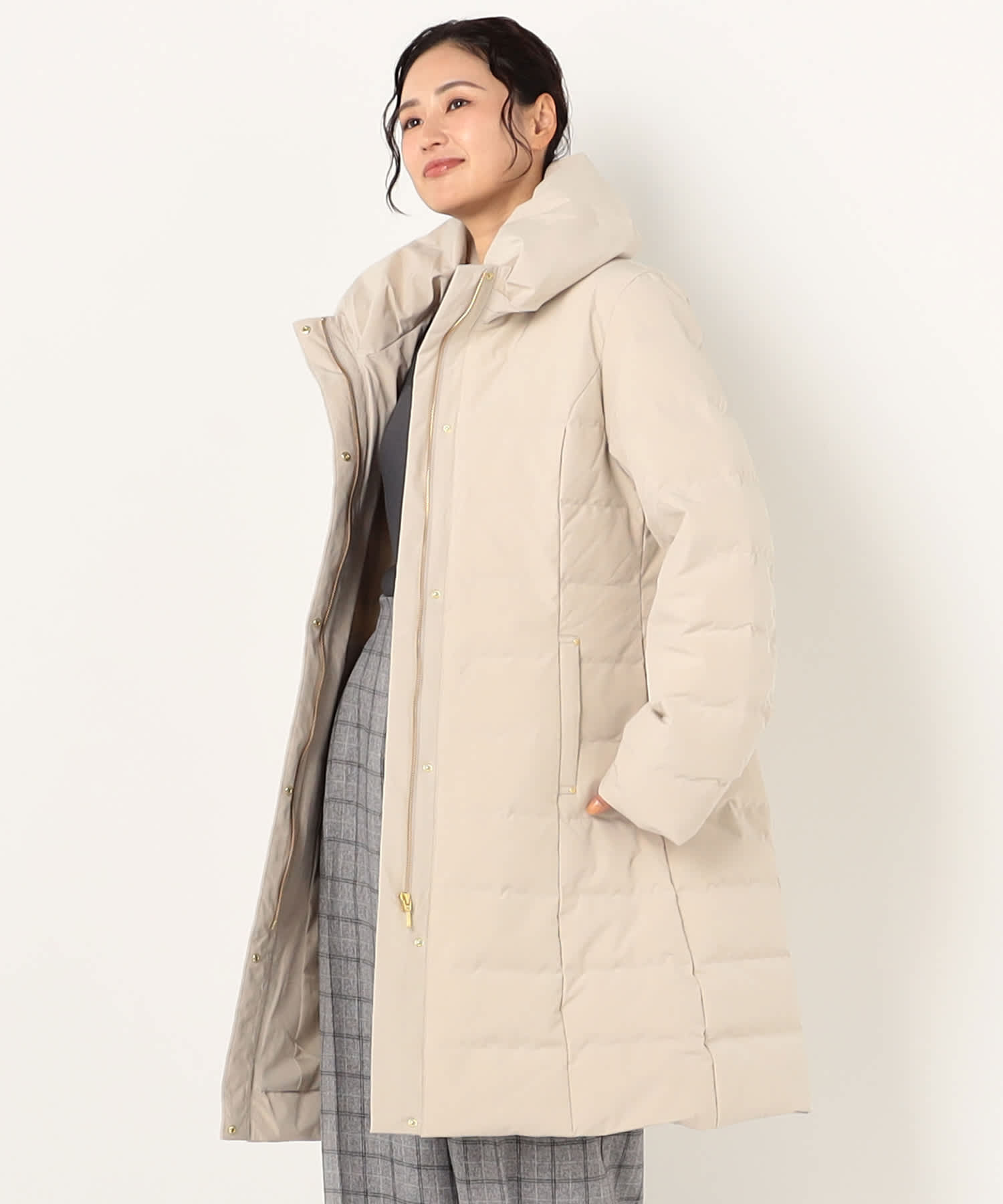 【特別価格20%OFF】キルティングダウンコート