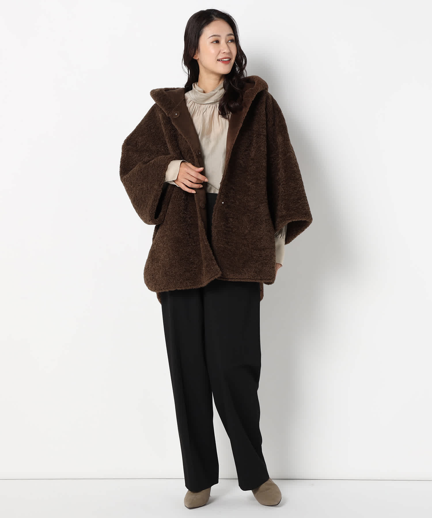 【特別価格20%OFF】シンプルフードアウター