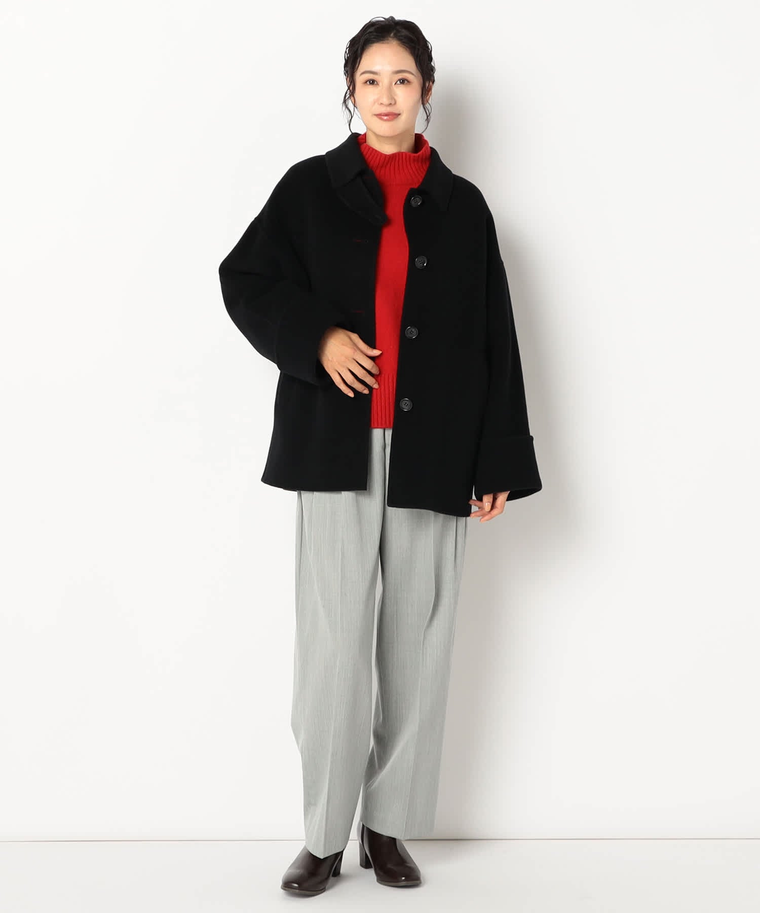 【特別価格20%OFF】ウールエレガントコート