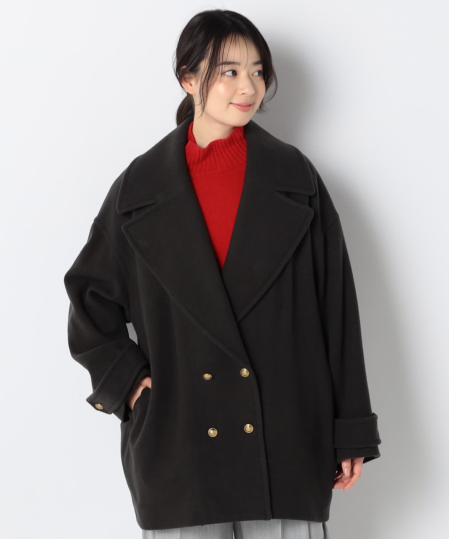 【特別価格20%OFF】ダブルボタンアウター