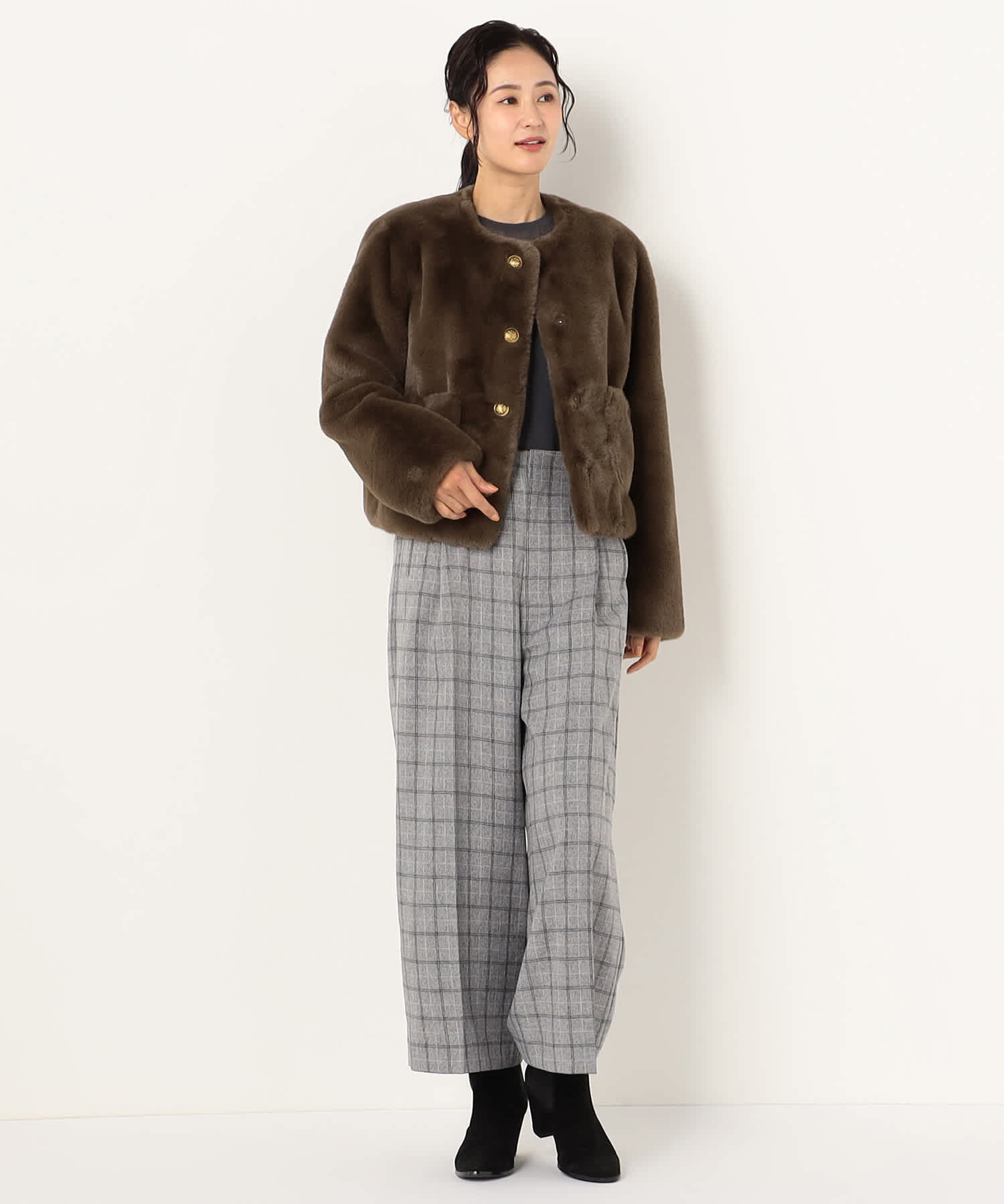 【特別価格20%OFF】ファー軽やかジャケット