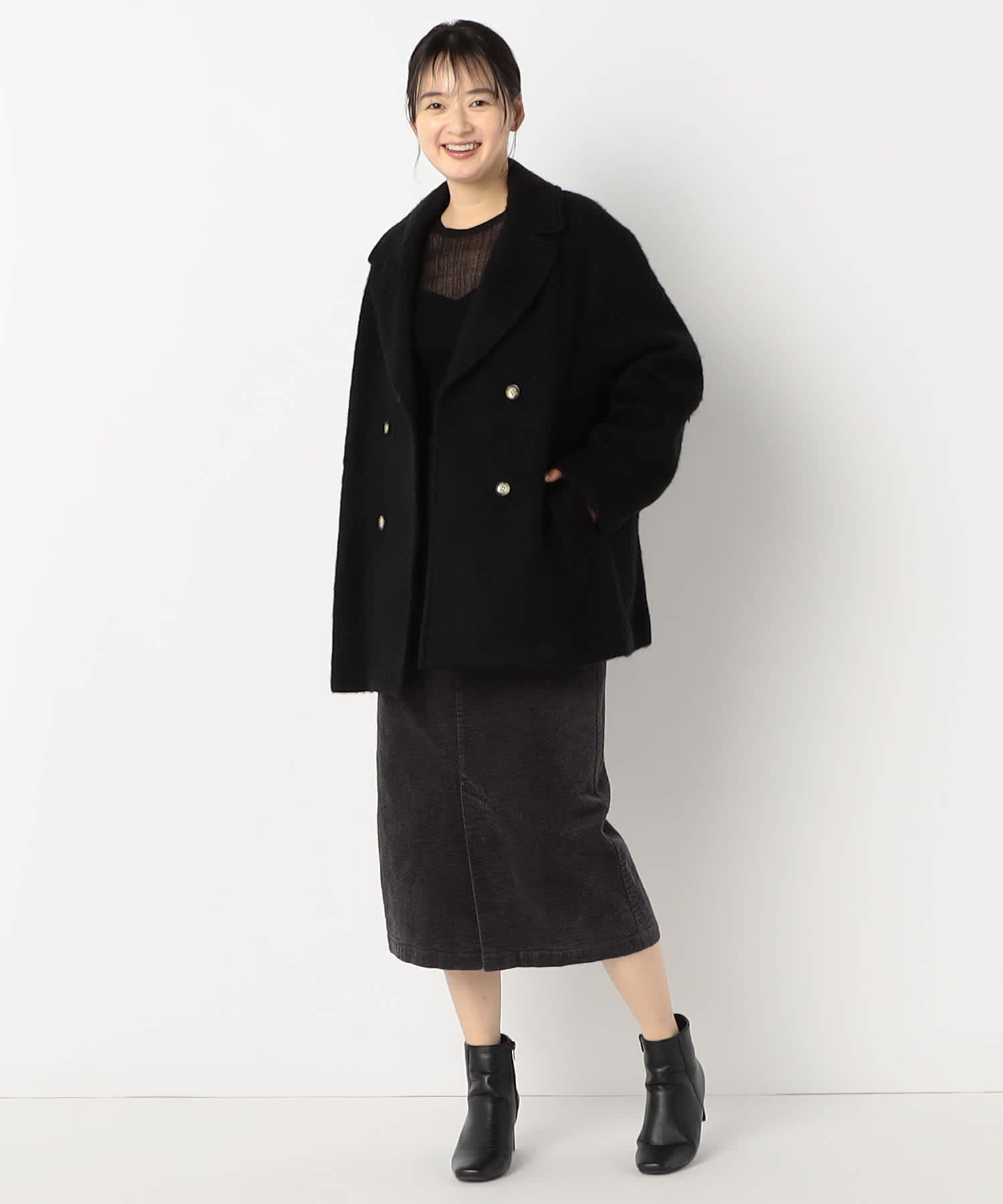 【特別価格20%OFF】ウールシンプルコート