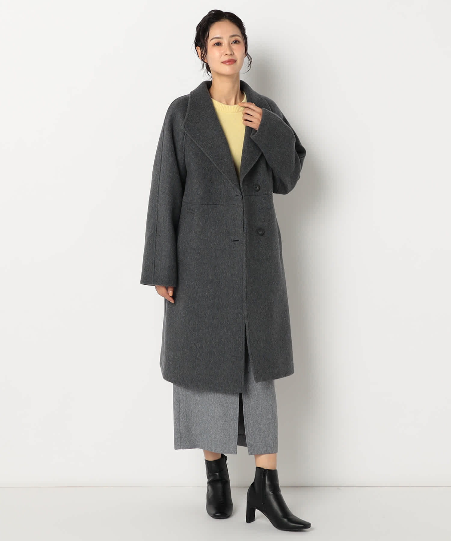 【特別価格20%OFF】軽やかチェスターコート