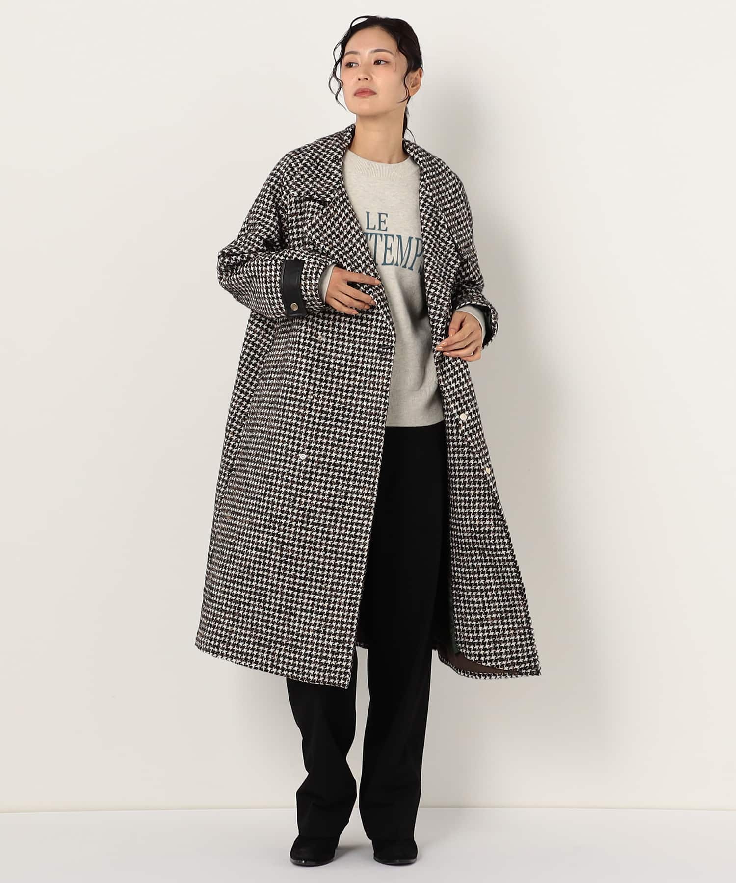 【特別価格20%OFF】上品シンプルロングコート