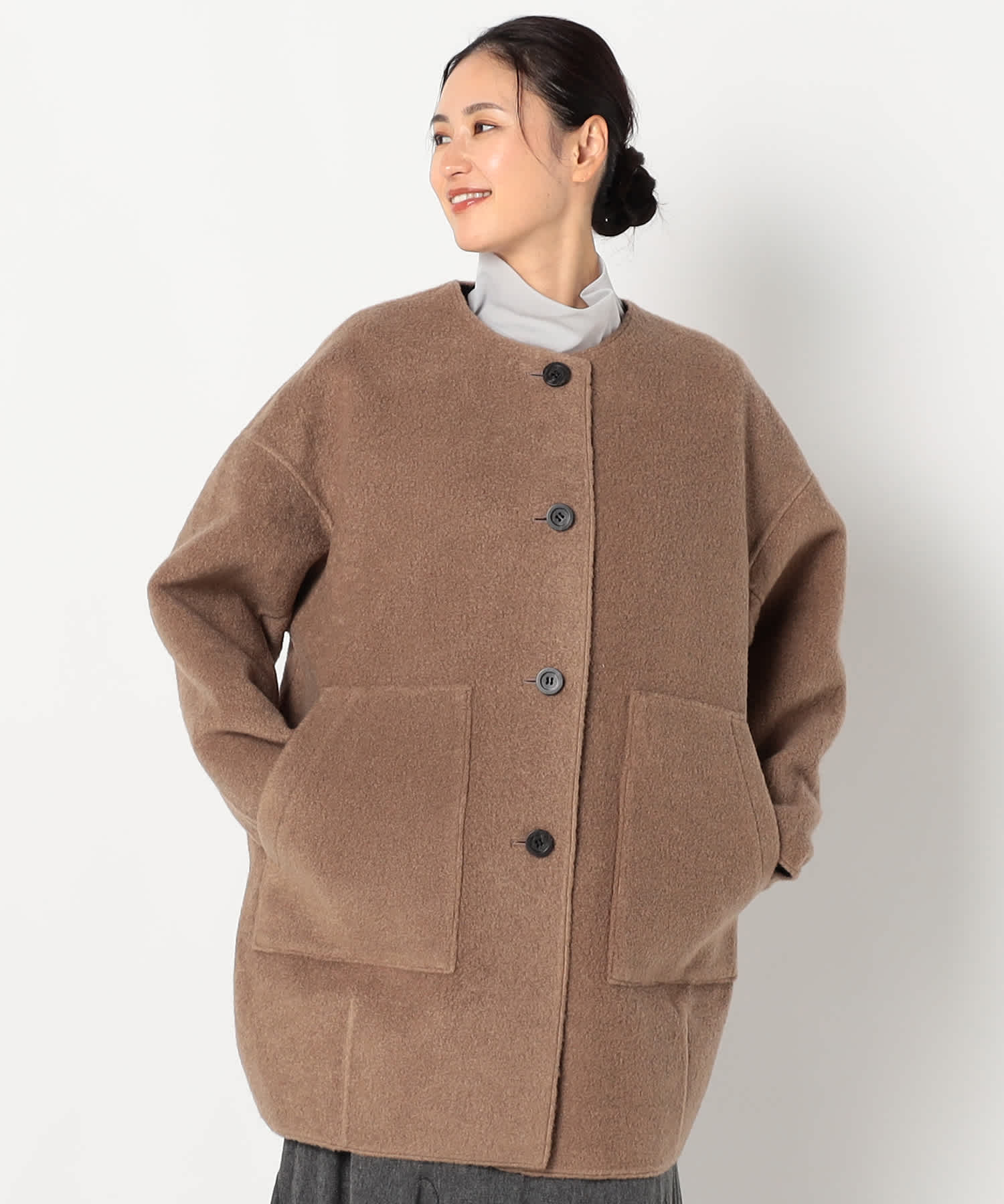 【特別価格20%OFF】上品シンプルコート