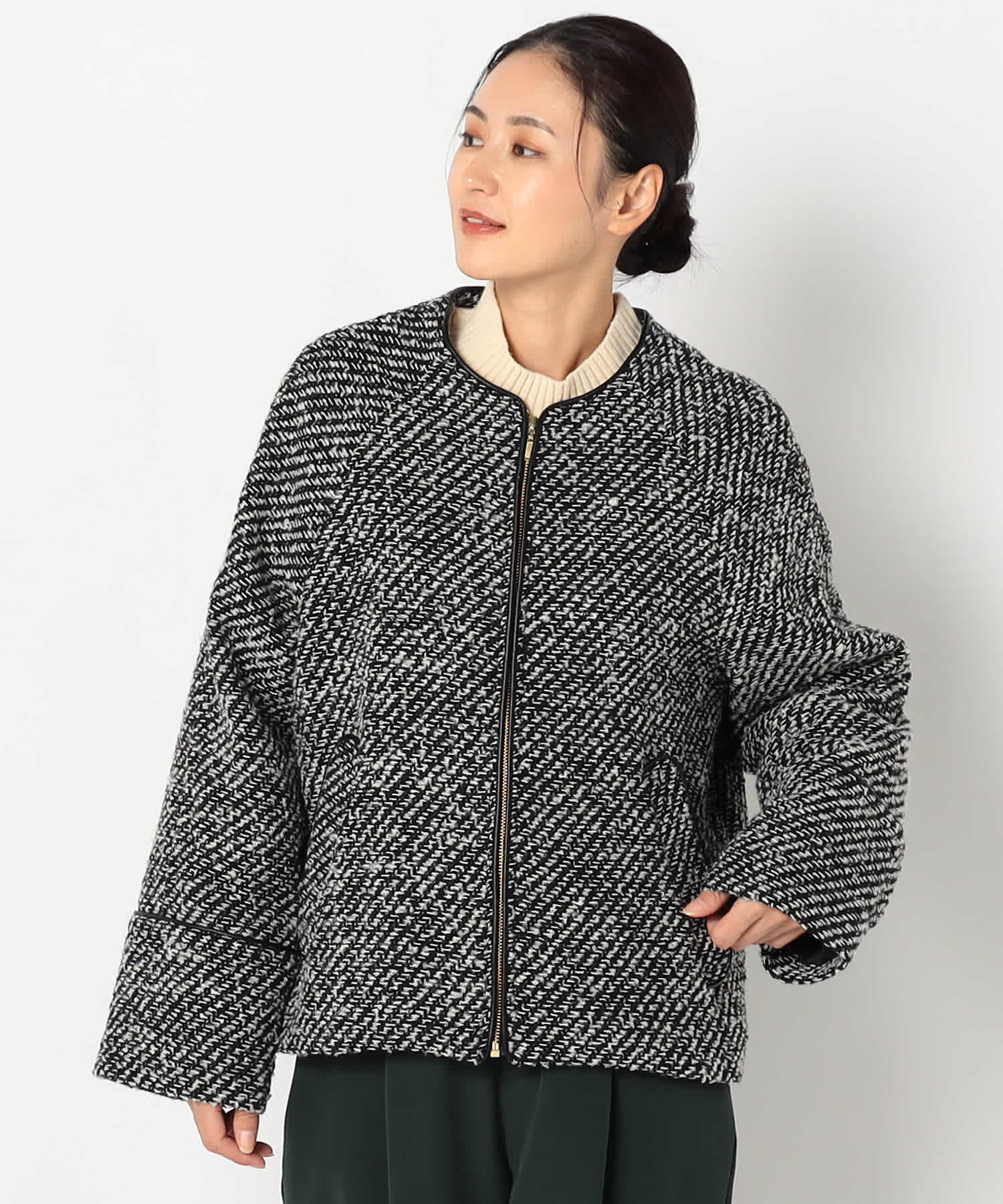 【特別価格20%OFF】ツイード上品ジャケット