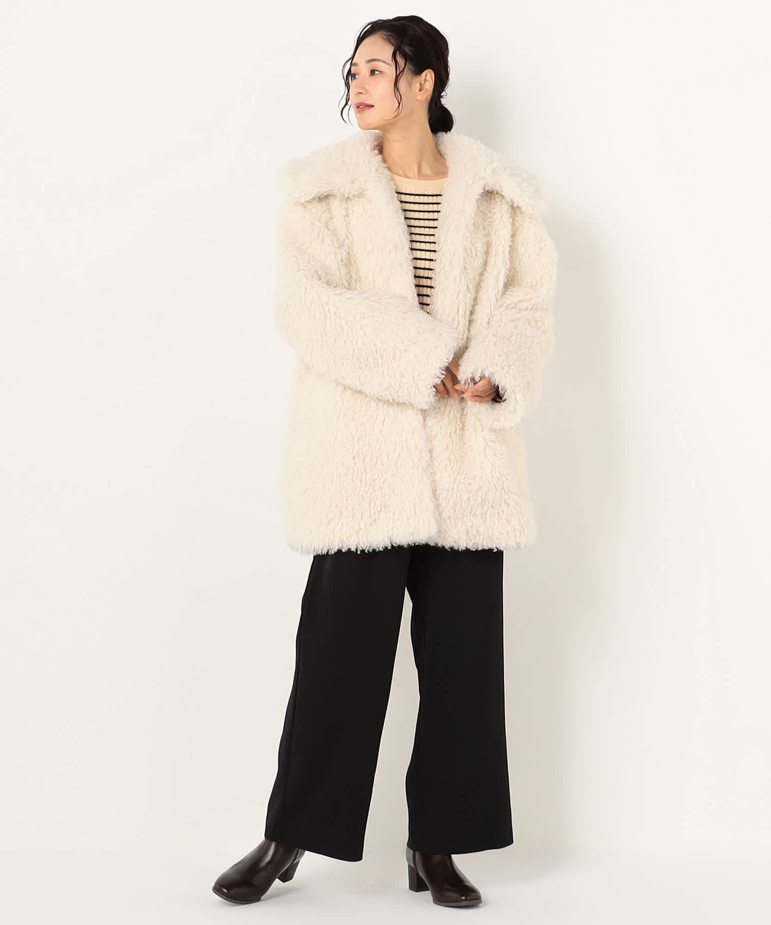 【特別価格20%OFF】ボア上品コート