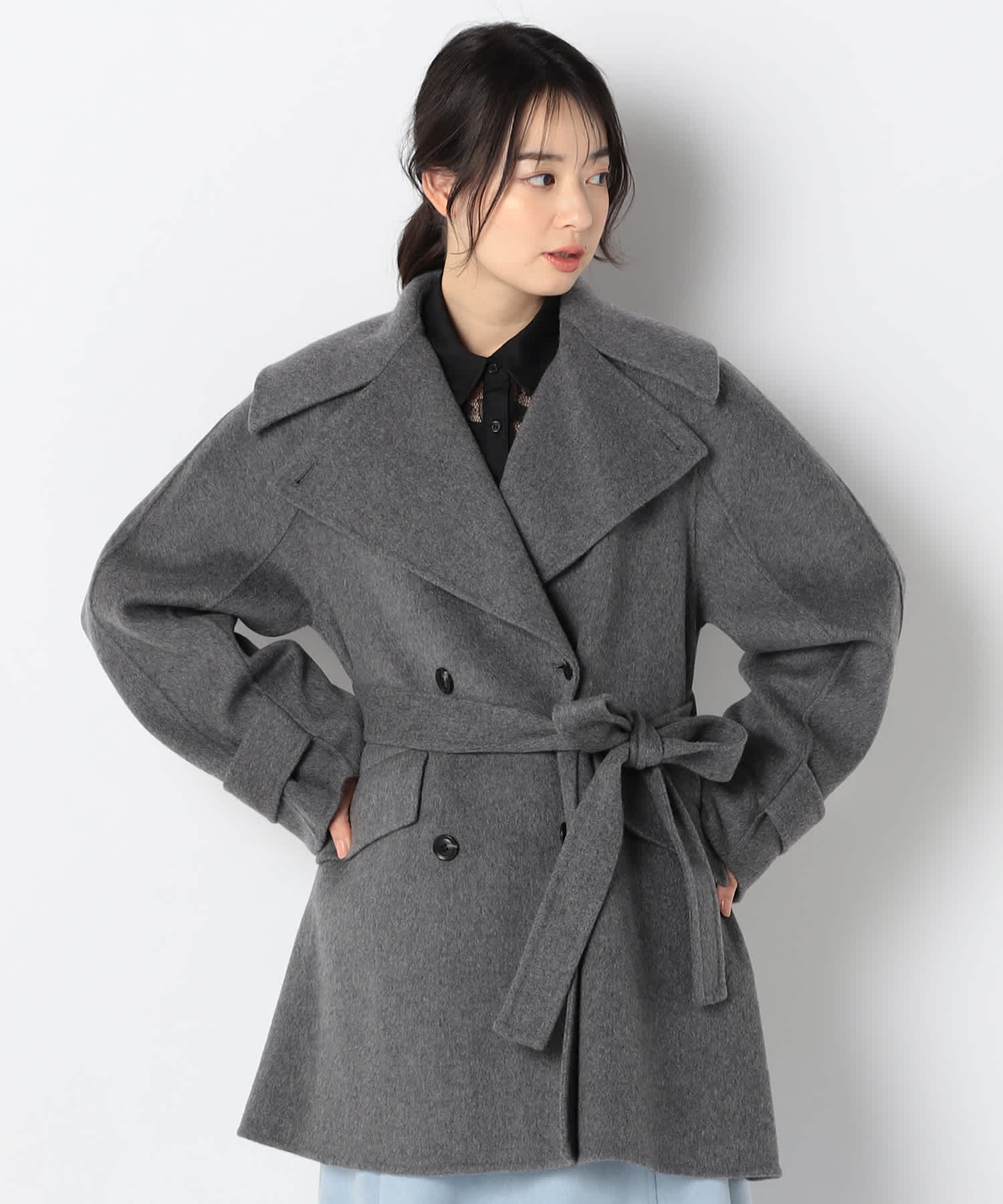 【特別価格20%OFF】ウールエレガントコート