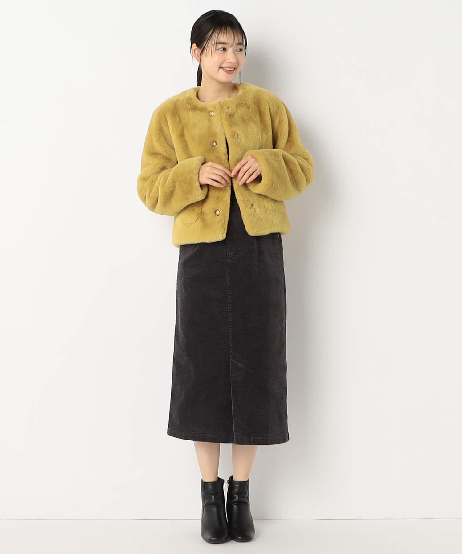 【特別価格20%OFF】ファー軽やかジャケット