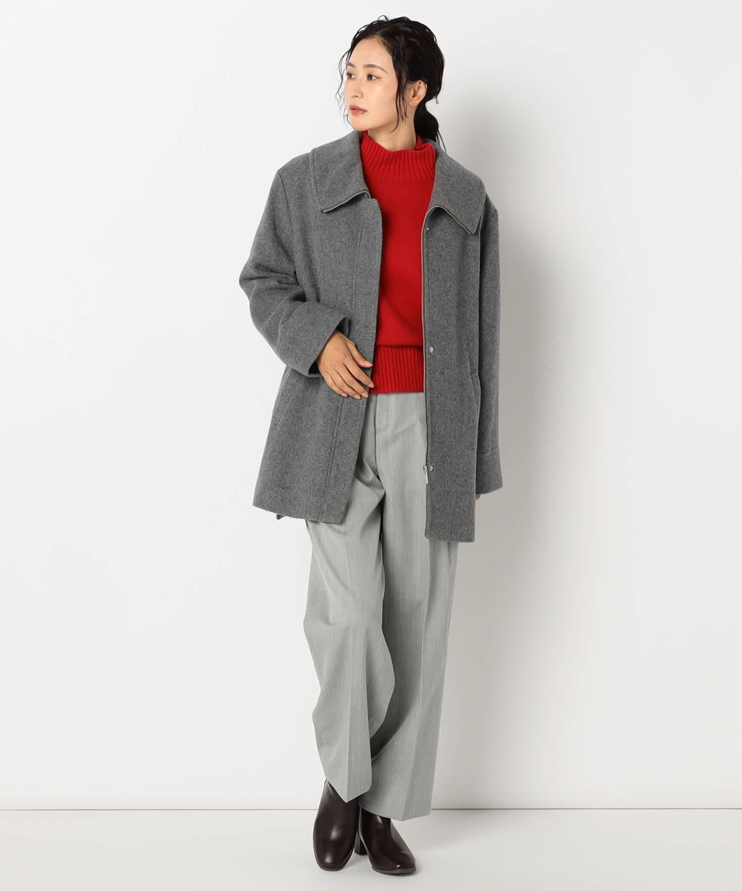 【特別価格20%OFF】シンプルゆるアウター