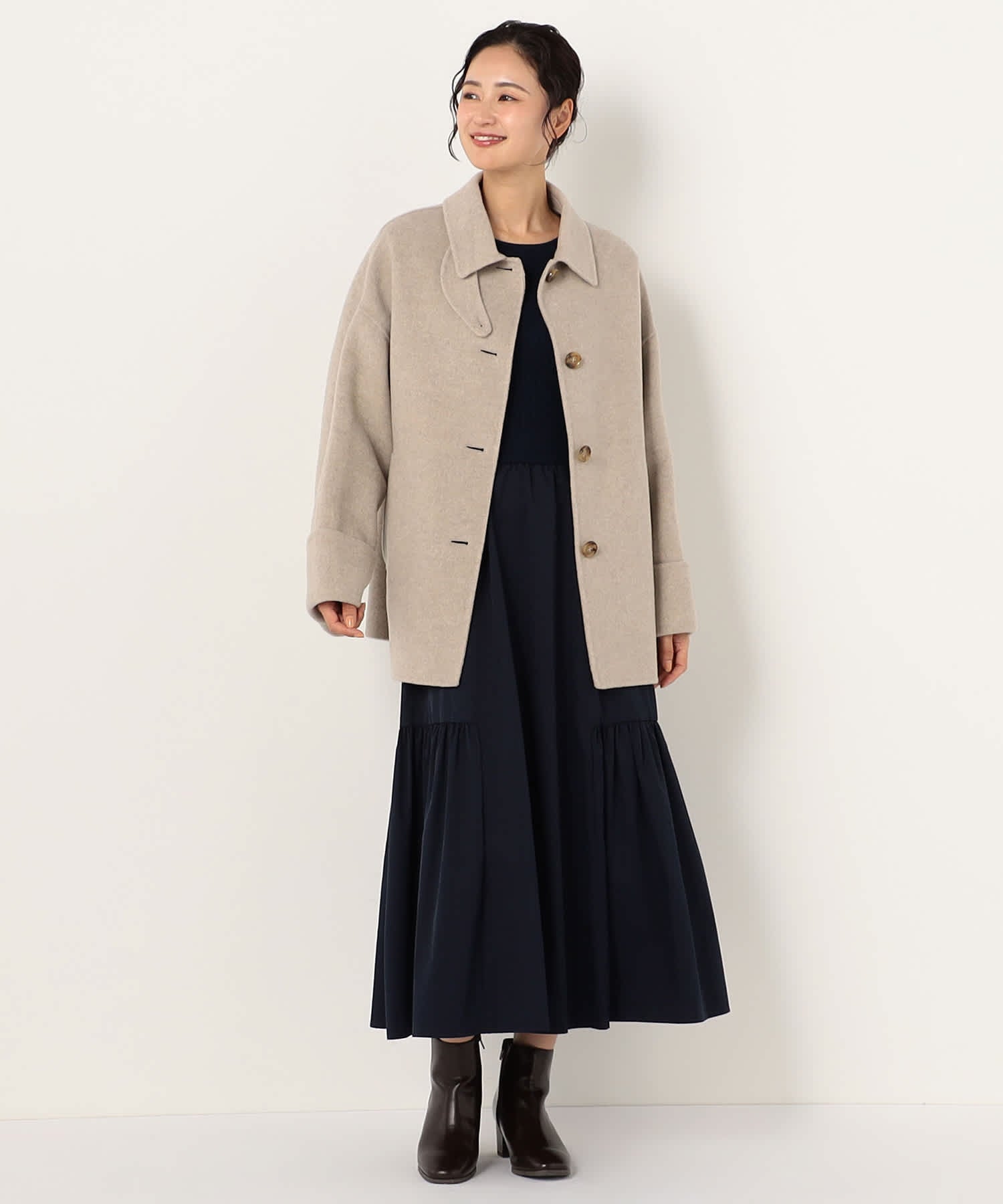 【特別価格20%OFF】ウールエレガントコート