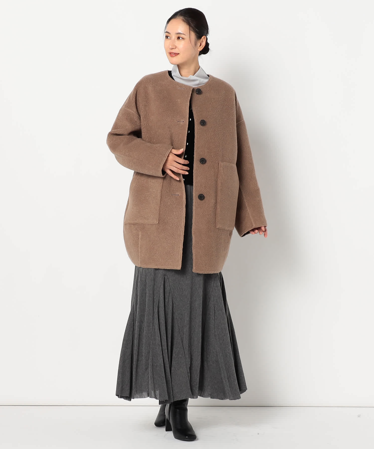 【特別価格20%OFF】上品シンプルコート