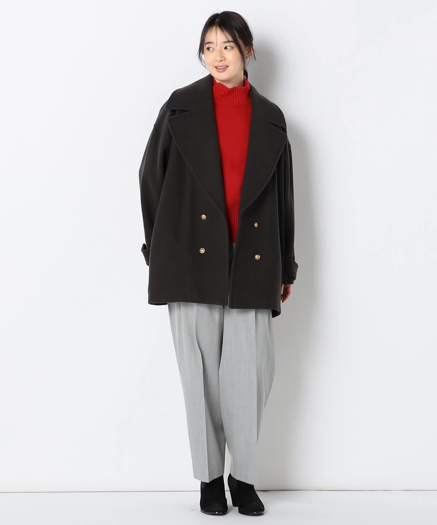 【特別価格20%OFF】ダブルボタンアウター