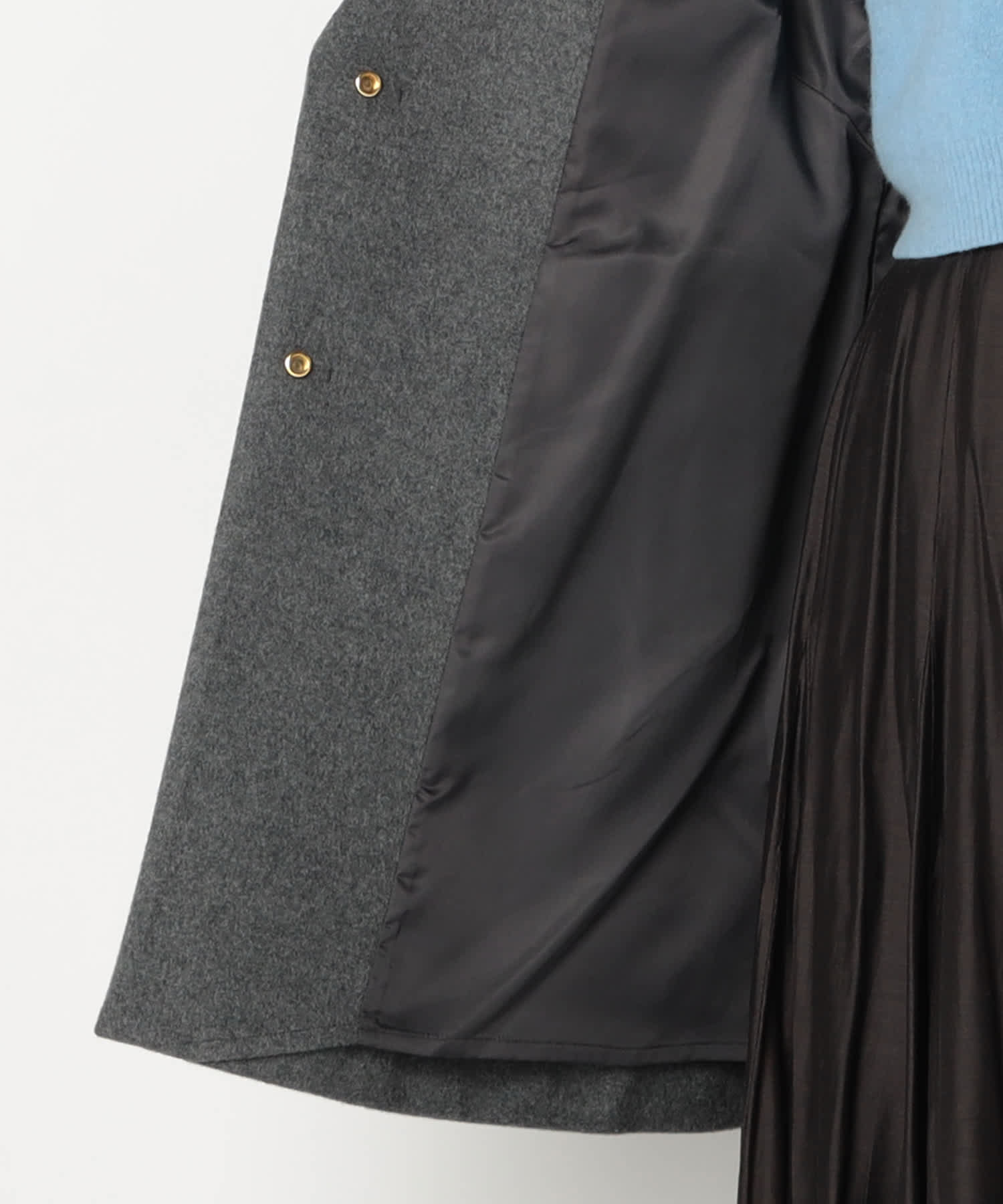 【特別価格20%OFF】ウールシンプルロングコート